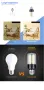 Силна Лед крушка E14 110-220V, 20W, 189 диода SMD 5736 led bulb, топло-бяла светлина, снимка 4
