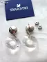 Сребърни Обеци Сваровски с Кристали Сваровски, снимка 3