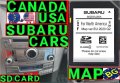 🚗 2023 Карти Навигация ъпдейт Субару SUBARU Канада Европейска SD card карта Outback Legacy Forester