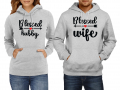 Суитчър/Суитшърт за двойки Blessed Hubby Wife,Двойка,За Влубени, Подарък,Любов,Влюбен,Празник, снимка 1