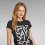 Нова дамска тениска G Star Graphic STM slim Tshirt оригинал, снимка 5