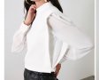 Блуза с релеф , снимка 1 - Блузи с дълъг ръкав и пуловери - 34699188