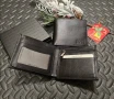 мъжки ръчно изработени портмонета от естествена кожа hugo boss emporio armani , снимка 3