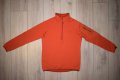 Dynafit Women Orange LS Thermal Fleece ½ zip Sz L / #00515 /