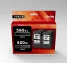 LIFOR PG-560 XL 560XL черни касети с мастило, за Canon (2 черни), снимка 8