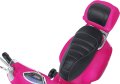 Детски акумулаторен мотор Globo Vespa GTS Super Sport GLO1805 Pink 12V Веспа с багажник Детски скуте, снимка 7