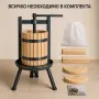 Ръчна винтова преса за плодове 12 l, снимка 5