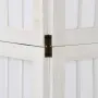 vidaXL Разделител за стая, 6 панела, бял, дърво пауловния масив, снимка 7