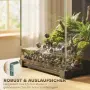 PawHut Комплект за Аквариум 36L Нано Аквариум с LED Осветление, снимка 9