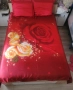 Сатенени чаршафи с рози, снимка 6