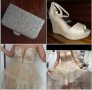 Абитуриентска рокля+ обувки+ чанта, снимка 4