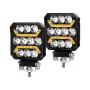 LED халоген LED бяла и жълта светлина габарит, снимка 1