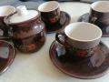 Чаши за кафе + захарница и лъжички, снимка 7