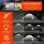 LED прожектор с датчик за движение 1500 lm батерия IP65 6500 K висока яркост , снимка 5