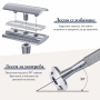 Самобръсначка от неръждаема стомана +комплект 10 ножчета – класическо, прецизно и безопасно бръснене, снимка 5