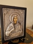 Чудесна антикварна сребърна икона със сертификат и маркировка , снимка 5