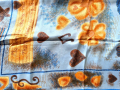 Нежен и деликатен шал в сини нюанси, снимка 6