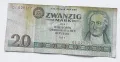 Банкнота 20 марки 1975 ГДР, снимка 1