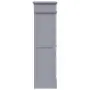 vidaXL Шкаф за обувки, сив, 50x28x98 см, дърво от пауловния, снимка 5
