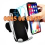 Безжично зарядно за телефон 10W, Fast Wireless Charger S5, универсална стойка за кола, снимка 3
