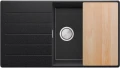 Графит кухненска мивка от гранит Копенхаген 60 Top 900х500, снимка 5