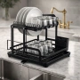 Сушилник за съдове с опция за оттичане на водата, снимка 3