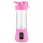 Преносима електро бутилка за шейкове, смутита и блендиране на плодове, снимка 4