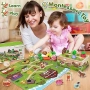 Нова Montessori дървена играчка за финa моторика и ранно развитие дете, снимка 4