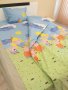 Единично детско спално бельо-завивка/плик,чаршаф и калъфка - 13 вида, снимка 3