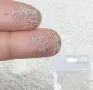 сребърни златни ситни перлички хайвер топченца 3D декорация за нокти маникюр топченца , снимка 7