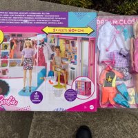 Детски комплект за игри - Barbie Dream Closet 60см , розов, снимка 3 - Играчки за стая - 39675003