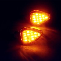 LED мигачи за мотор Hyosung 12V, комплект от 2 бр, снимка 2 - Аксесоари и консумативи - 41601739