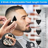 Нов Луксозен Комплект за Бръснене и Почистване на Лице косми мъже, снимка 6 - Електрически самобръсначки - 44616223
