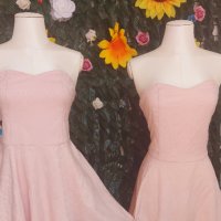 официална шаферска рокля в бледо розово, снимка 2 - Рокли - 41981062