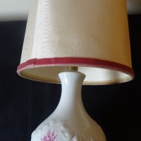 Стара уникална порцеланова настолна лампа, снимка 5 - Настолни лампи - 41229392