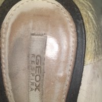 Геокс черни обувки естествен велур, снимка 2 - Дамски обувки на ток - 33969943