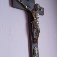 Стар кръст , Исус Христос 50.5х30см, снимка 8 - Други ценни предмети - 41394653