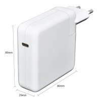 Зарядно за лаптоп Apple -87W- TYPE-C With USB-C Cable - заместител (38) - 24 месеца гаранция, снимка 5 - Лаптоп аксесоари - 41208837