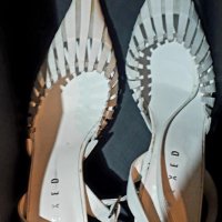 Дамски обувки бели, снимка 6 - Дамски обувки на ток - 38777405