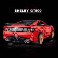 Ford Mustang Shelby GT500 Конструктор Двигатели LED RC Смарт 1:8 LEGO Лего, снимка 8 - Конструктори - 39359593