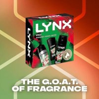 Нов Подаръчен комплект дезодоранти LYNX Africa Trio Душ за тяло, спрей, снимка 2 - Мъжка козметика - 42448762