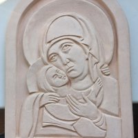 Богородица с младенеца - реплика, снимка 1 - Икони - 35885230