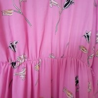 Vero Moda розова рокля на цветя , снимка 6 - Рокли - 41979917