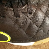 NIKE TIEMPO Размер EUR 42 / UK 7,5 обувки за футбол в зала естествена кожа 45-13-S, снимка 8 - Спортни обувки - 40028453