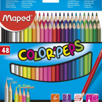 Цветни моливи Maped Color Peps 48 цвята, снимка 1 - Рисуване и оцветяване - 36340376