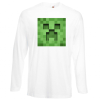 Мъжка тениска Creeper Face 3,майнкрафт,Minecraft,Игра,Забавление,подарък,Изненада,Рожден Ден., снимка 17 - Тениски - 36492795