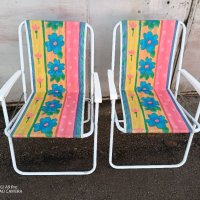 КАТО НОВ Плажен Стол сгъваем, шезлонг туристически стол , снимка 2 - Къмпинг мебели - 38971562