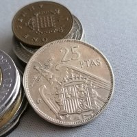 Монета - Испания - 25 песети | 1957г., снимка 1 - Нумизматика и бонистика - 41984556