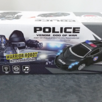 Кола трансформер Полиция, Робот в кутия, с включени батерии - 8997, снимка 2 - Коли, камиони, мотори, писти - 36158381