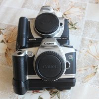 CANON EOS 500N филмов фотоапарат + батери пак , снимка 5 - Фотоапарати - 40755946